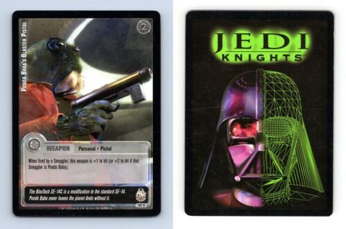 Ponda Baba's Blaster Pistol #107U Jedi Knights Premiere 2001 Uncommon TCG Card - Afbeelding 1 van 1