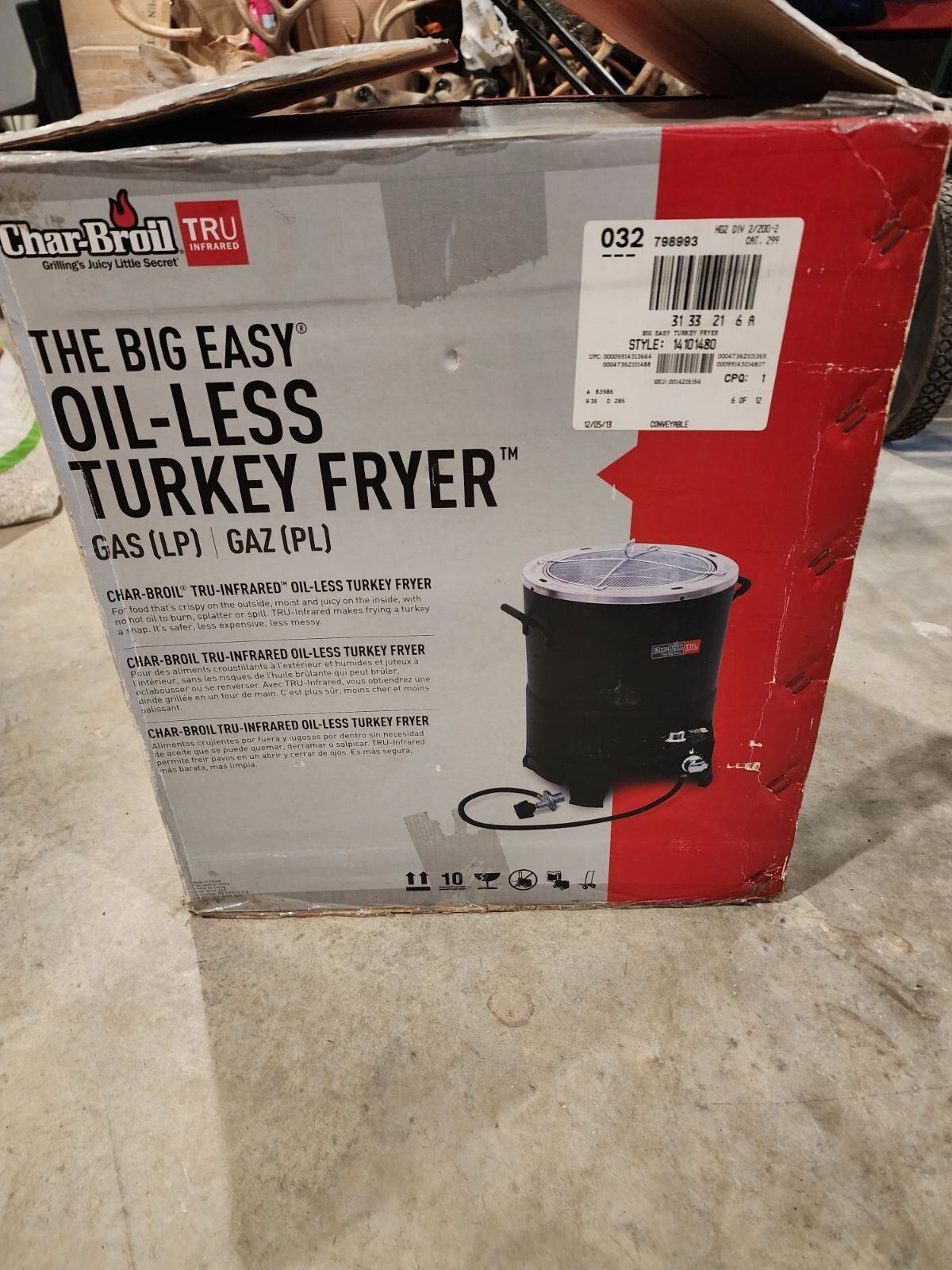 CharBroil The Big Easy TruInfrared OilLess Turkey Fryer eBay