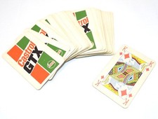 Vintage Castrol GTX Playing Cards Deck 1980s Motor Oil Jaguar Car England sign