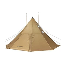 Bromance 70 Tipi Tent for 4-6 Person, Oudoor Camping Hot Tent (with 3 Stove J...
