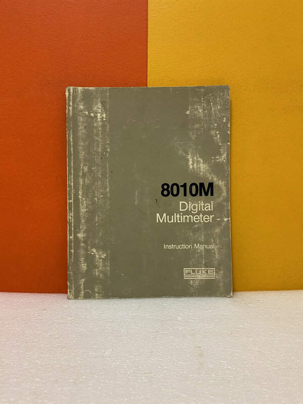 Fluke 649319 8010M Digital Multimeter User Guide and Instructions