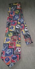 NFL Football Helmets Neck Tie