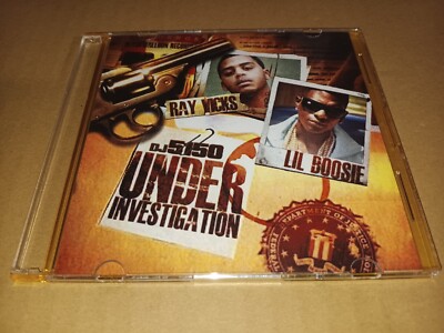 LIL BOOSIE RAY VICKS UNDER INVESTIGATION BY DJ 5150 CD-R CD RARE RAP BATON ROUGE