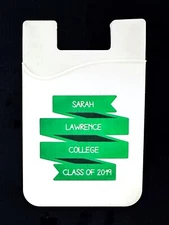 Sarah Lawrence College Silicone Wallet Adhesive Pocket ID Badge Credit Cards Key