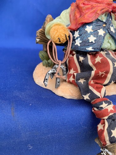 Vintage Cowboy Western USA Teddy Bear Doll Anthropomorphic Shelf Sitter ❤️m13 - Picture 6 of 7