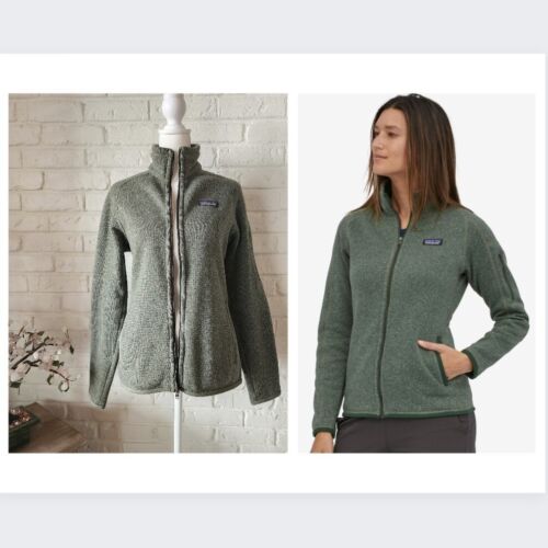 Patagonia Women's Small Better Sweater Fleece Jacket | Green - Photo 1/17