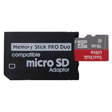 For Sony and PSP Series Micro SD SDHC TF to Memory Stick MS Pro Duo PSP Adapter