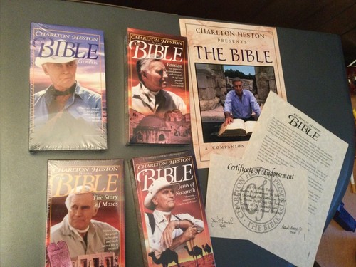 Charlton Heston Presents the Bible VHS TAPEs NEW SEALED 1997 - Picture 9 of 9