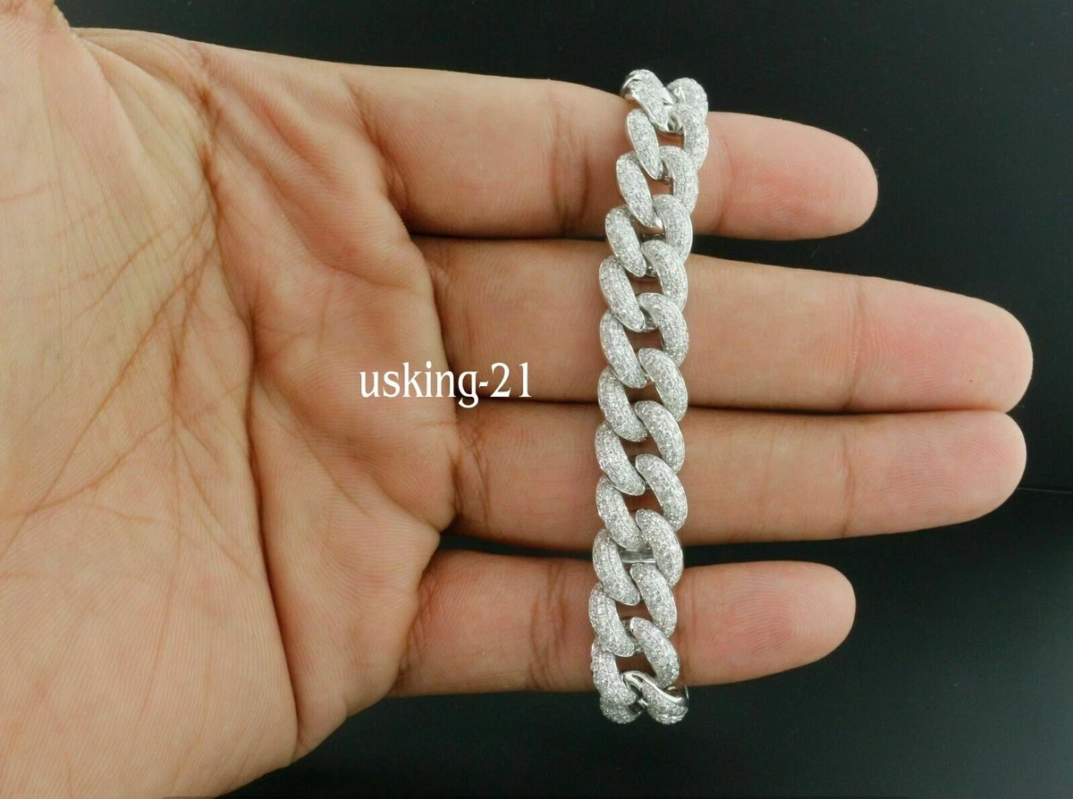 Moissanite 2024 cuban bracelet