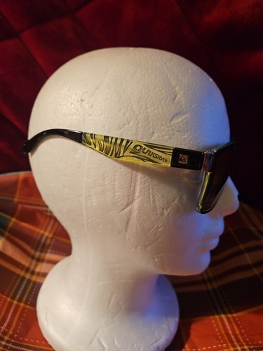 Quicksilver Square Frame Electric Green Sunglasses Made In Italy - Picture 2 of 4