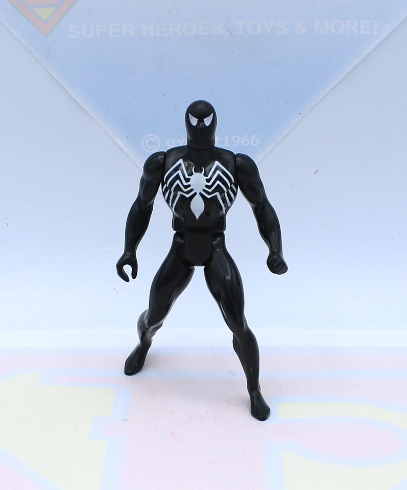 Figura de acción de colección Mattel Secret Wars traje negro Spider-Man ~ como nueva ~ tarjeta 1984 Foto 2 de 4