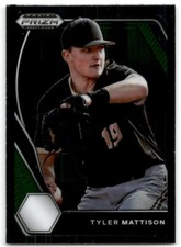 2021 Panini Prizm Draft Picks Tyler Mattison Detroit Tigers #PDP104
