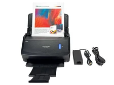 Fujitsu ScanSnap IX1400 One-Touch Button Wireless Document Scanner w/AC Adapter