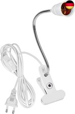  E27 Klemmlampe Klemmleuchte E26 Lampenfassung, E27 Fassung mit Kabel 7,2 Fuß,  