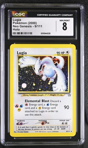 Lugia (Unlimited) graded CGC 8 for sale on eBay