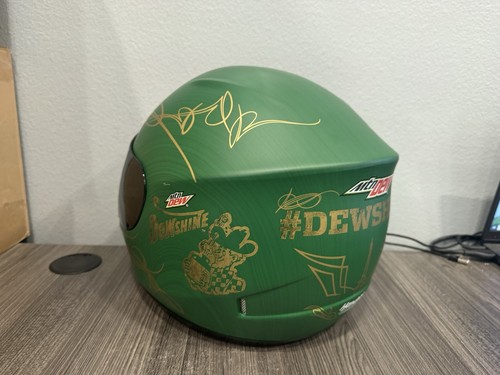 Full Size BrandArt 2015 Dale Earnhardt Jr #88 Diet Mountain Dew Replica Helmet + - Picture 7 of 11