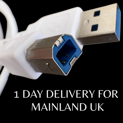 Usb Cable for Samsung Xpress M2020Printer 1.5m, Pc To Printer: Strong & Reliable
