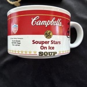 Autographed Souper Stars Mug 1998 Westwood Figure Skating Kwan Lipinski Bobek
