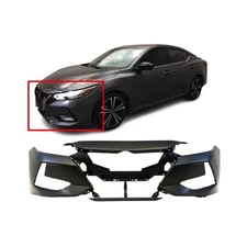 Front Bumper Cover For 2020-2022 Nissan Sentra Primed 620226LB0J NI1000330
