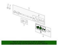 ( 1 ) GENUINE HYUNDAI/KIA 49506 38E00 Front C...