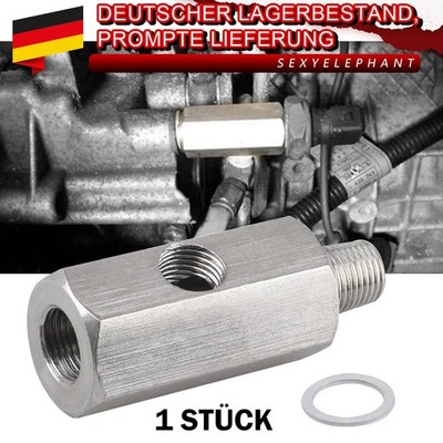 Öldrucksensor Anschlussstück 1/8'' NPT & M10 x 1.0 T-Stück Turbo Zubehör Adapter