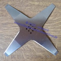 Messer 4-Zahn Vgl.-Nr.50D001802 FüR Rasenroboter Wiper Blitz, Joy (Nachbau)