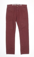 Mens UK Size L Red Herring Regular Fit Straight Jeans