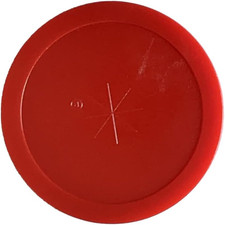 Lexan Air Hockey Puck - Red - 3-1/4"