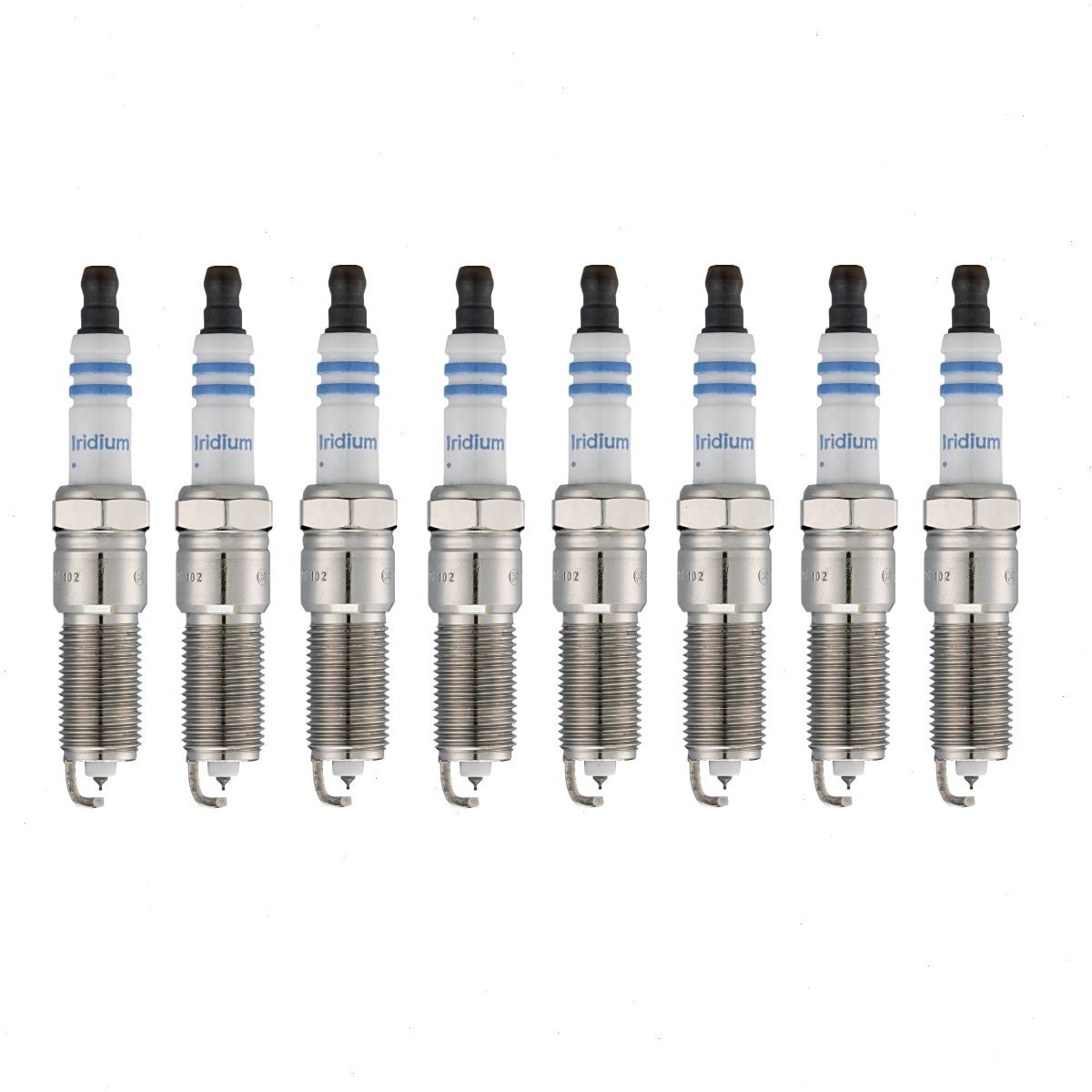 8 pc Bosch Double Iridium Spark Plugs for 2021-2022 Ford F-350 Super Duty bt