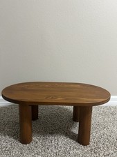 Tavolino da caffè piccolo in castagno