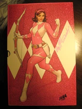 Boom Studios SDCC 2025 Exclusive Power Rangers Pink HC Book & Slip Case SIGNED!