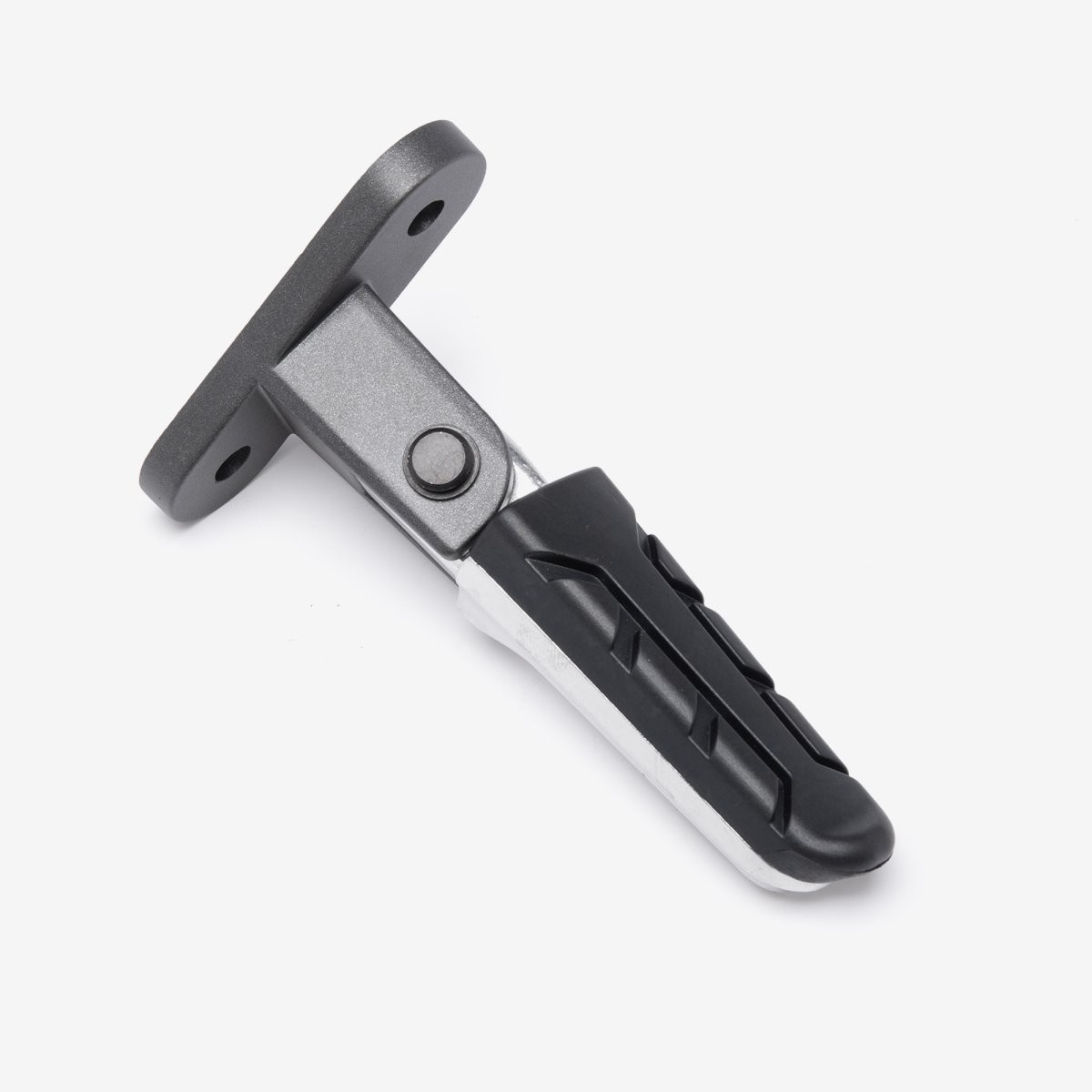 Left Footpeg Pillion Foot Peg Black Steel Foldable Scooter Bolt-On FPPL051 LEFT
