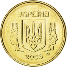 M&uuml;nze, Ukraine, 10 Kopiyok, 2008, UNZ, Aluminum-Bronze, KM:1.1b
