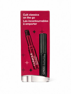 Clinique Cult Classics On The Go Set Almost Lipstick Black Honey & High Impact M