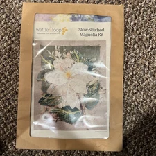 Wattle and Loop Slow-Stiched Magnolia Kit