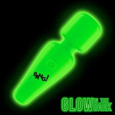Glow in the Dark Massage Wand Small Mini Massager Vibe Discreet Travel Friendly