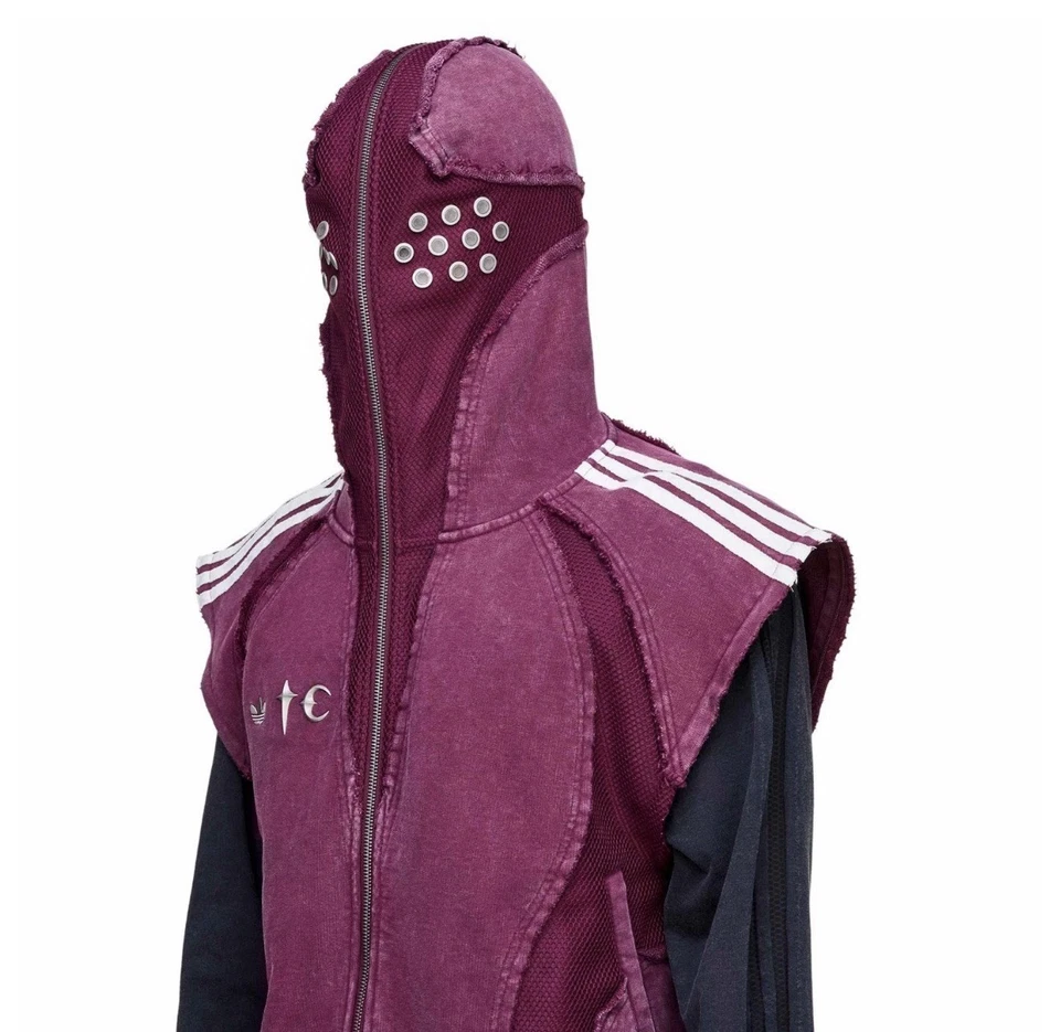 Adidas Originales X Thug Club (Marate) Teamgeist Sudadera con Capucha Cremallera KC2210 Foto 3 de 4