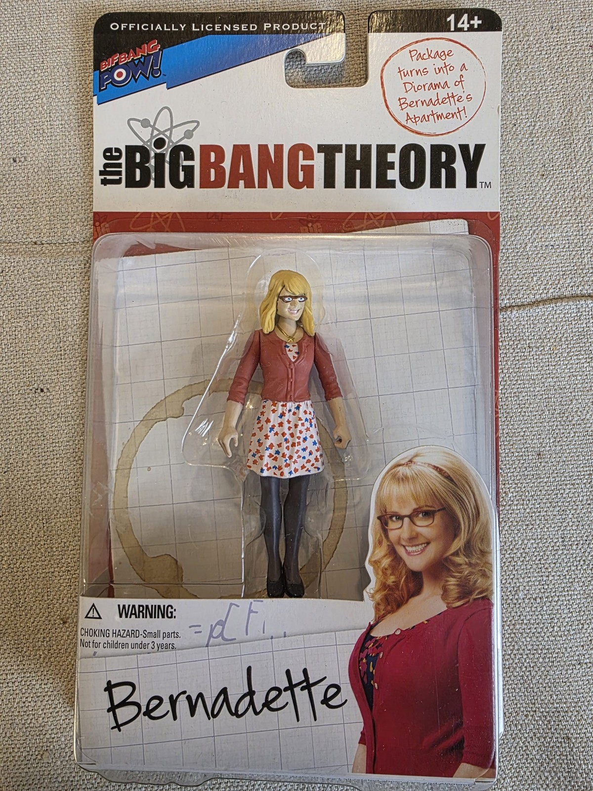 Bif Bang Pow The Big Bang Theory Bernadette 3 3/4-Inch Figure Series 1