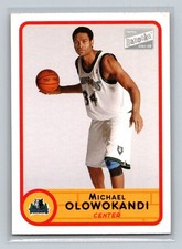 2003-04 Bazooka #137 Michael Olowokandi Minnesota Timberwolves Basketball Card
