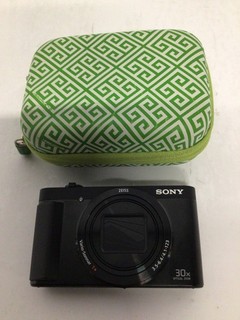 Sony Cyber shot DSC HX80 18MP Digital Camera 30x Zoom Wi Fi Tested/Works 64GB SD
