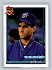 1991 Topps #292 Bud Black Toronto Blue Jays Baseball Card