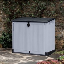 Keter XL Large MIDI Garden Storage Shed Box For Outdoor Bin Bike Tool 880L Max