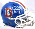 Karl Mecklenburg Signed Denver Broncos 75-96 Speed Mini Helmet- Beckett W Holo