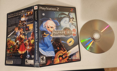 Atelier Iris 2: The Azoth of Destiny (Sony PlayStation 2, 2006) Disc No Manual