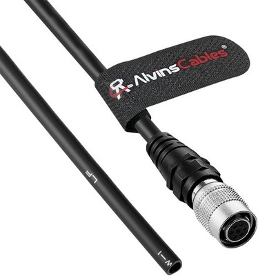 65.6ft/20m Hirose 6 Pin Female Open End Power Cable for Sony CCD Basler Keyence