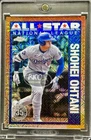 Shohei Ohtani RARE MOJO REFRACTOR INVESTMENT CARD TOPPS CHROME DODGERS  MVP MINT