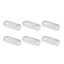 22mm x 8mm Repair Plate Flat Fixing Mending Corner Brace Bracket Connector 10PCS