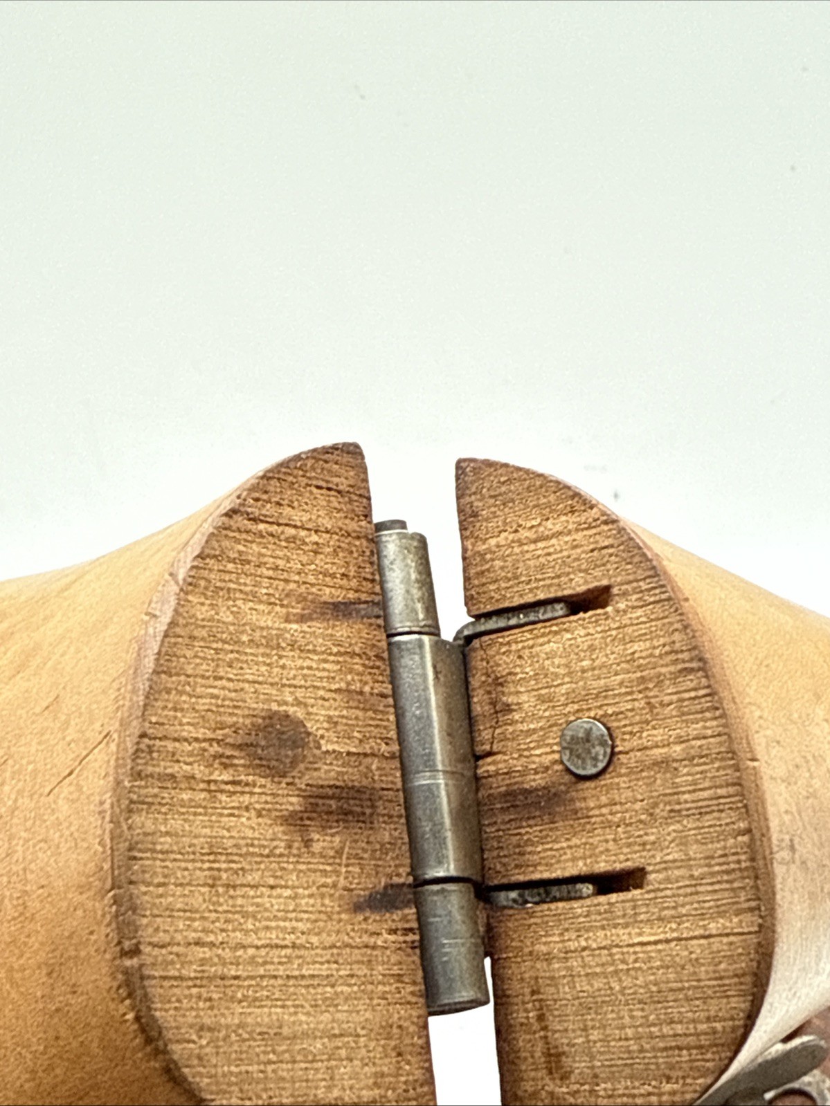 Vintage Wooden Hinged Shoe Trees hangers D B MACKAY  size Unknown