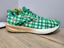 Brooks Launch 10 Lucky Clover MENS 10.5 Casual Running Shoes Shamrock St Patri