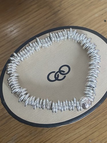 Genuine LINKS OF LONDON Hallmarked Silver Sweetie Bracelet Size Medium